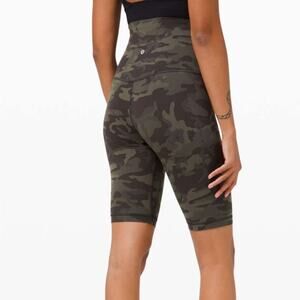 Lululemon super high rise align shorts green Camo 2